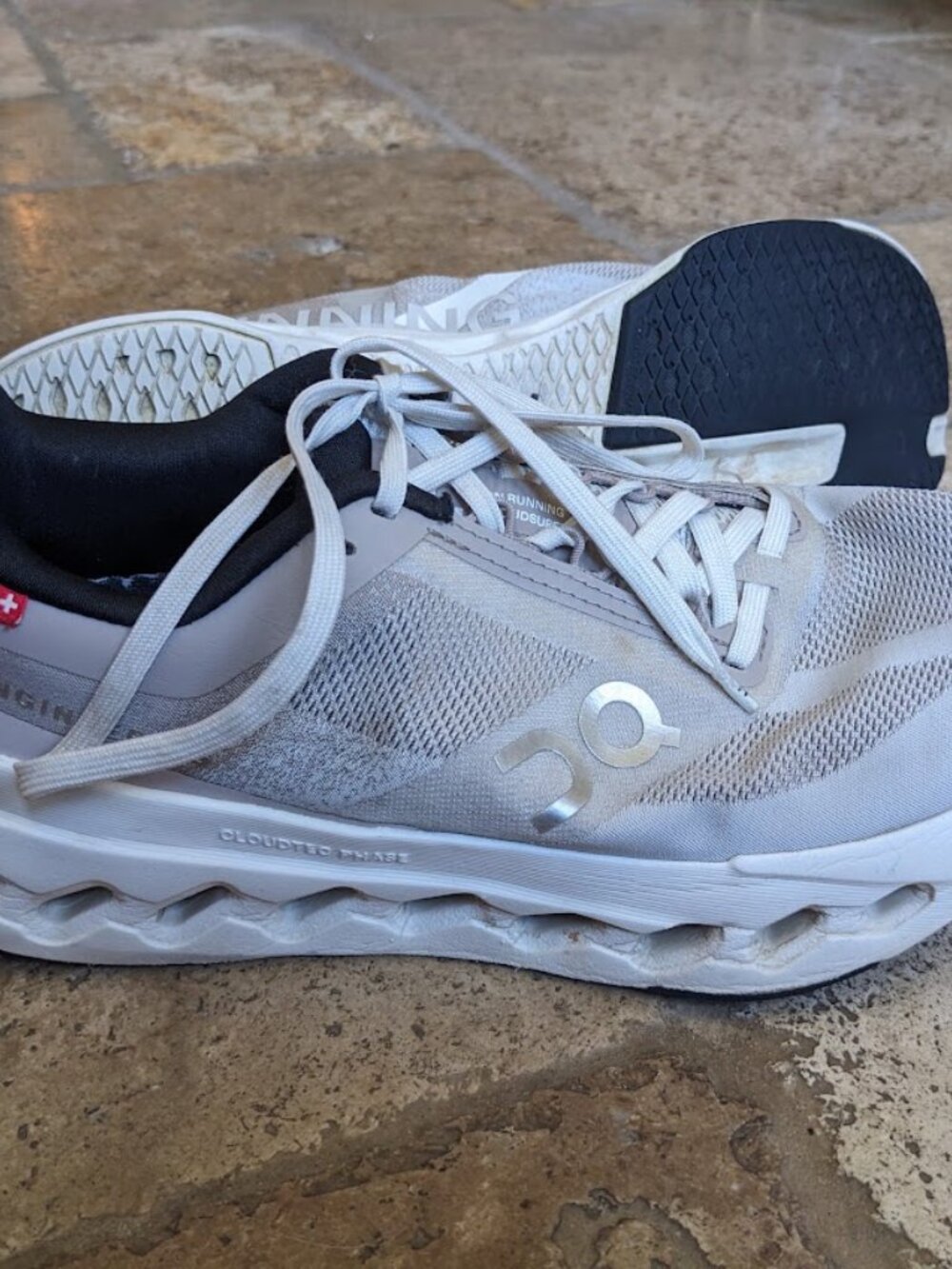 Clean On Cloudsurfer Womens Sneaker Running Shoes Swiss Walking Size 8 - Picture 2 of 5